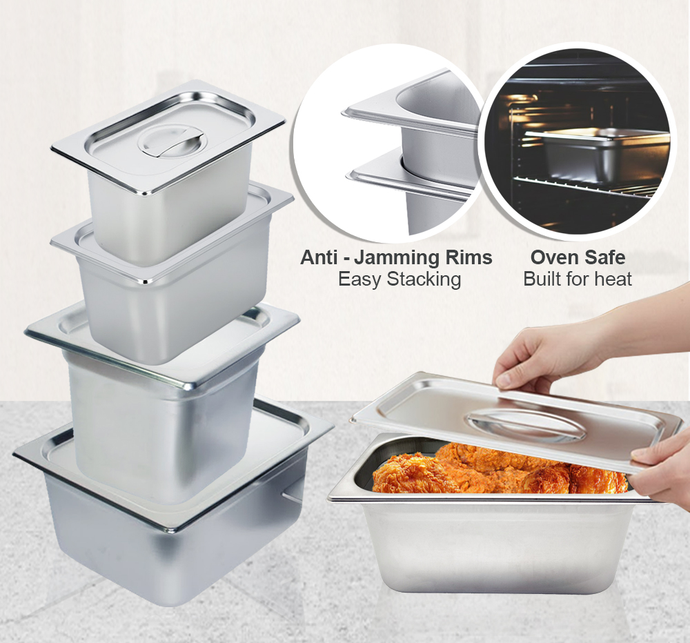steam table pan collection – premium stainless steel pans for professional food-service operations