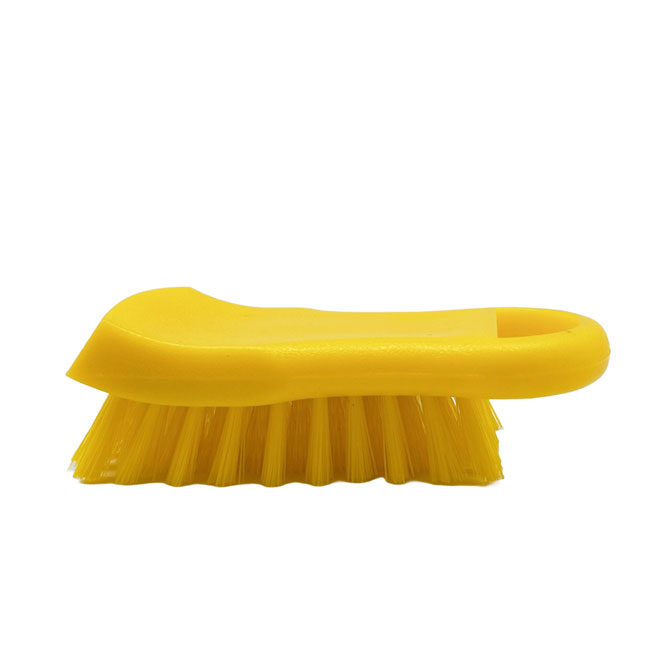 Made in Malaysia Yellow Cutting Board Brush with Stiff Bristles
