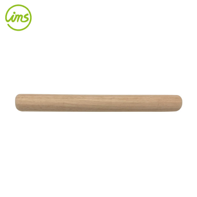15.75" Rubber Wood Rolling Pin – Smooth Nonstick Dough Roller for Pastry, Pizza & Cookies
