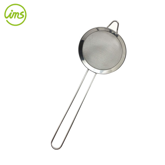 3.75" Fine Mesh Strainer | Stainless Steel Kitchen Sifter for Berries & Sauces