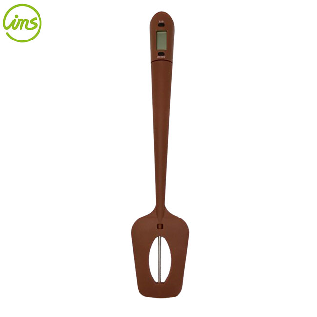 2-in-1 Cooking Thermometer Spatula – Heat Resistant Kitchen Tool