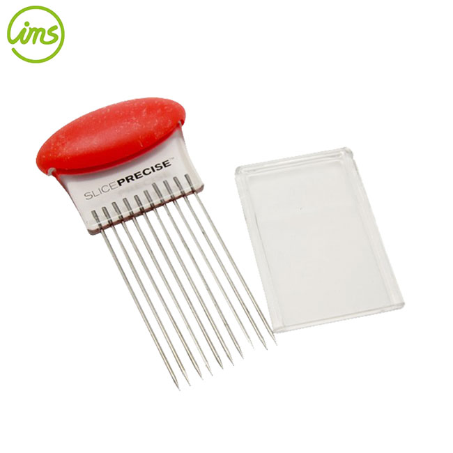 Stainless Steel Tomato and Onion Holder | Precision Vegetable Slicing Assistant Tool