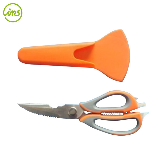 Stainless Steel Culinary Scissors with Protective Cover
