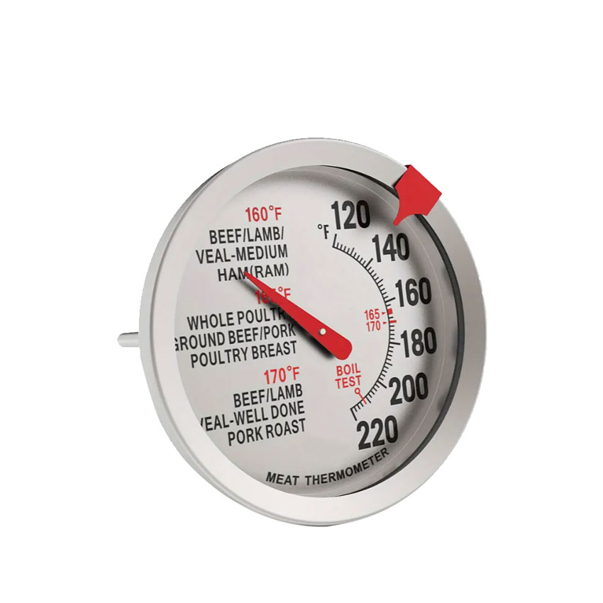 Dial Meat Thermometer – Stainless Steel Cooking Temperature Gauge